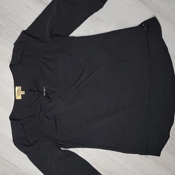 princess vera wang Tops - Small Princess Vera Wang black 3/4 shirt